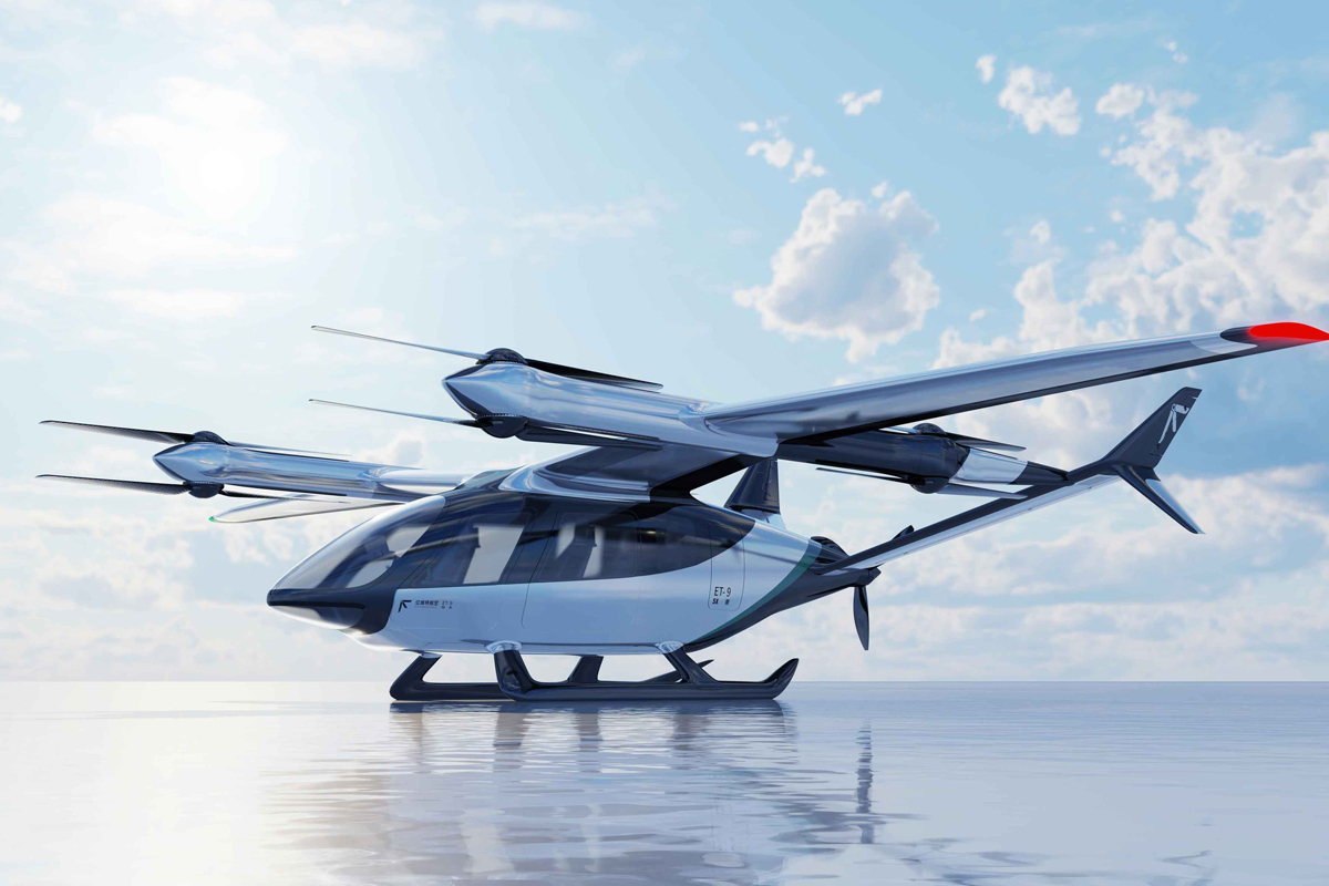 EVT Aerotechnics ET9 passenger eVTOL concept design aircraft EVT Aerotechnics ET9 passenger eVTOL concept design aircraft
